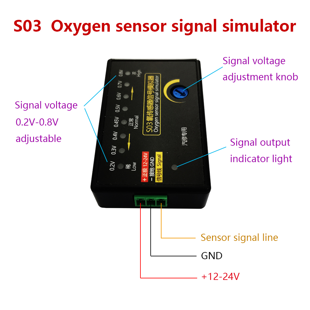 S03 Oxygen sensor signal simulator - Yunchuan